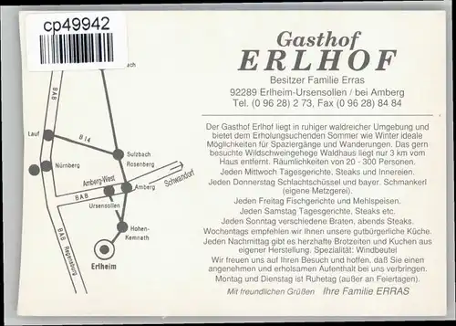 Ursensollen Ursensollen Gasthof Erlhof * / Ursensollen /Amberg-Sulzbach LKR