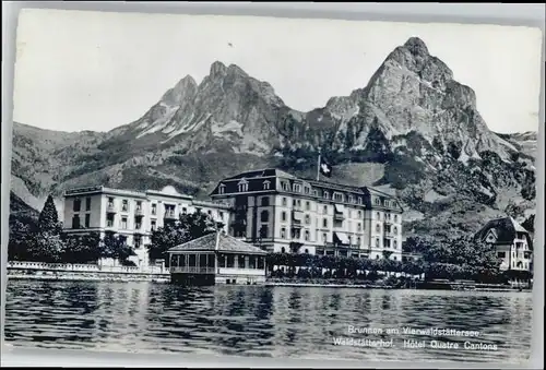 Brunnen SZ Waldstaetterhof Hotel  x / Brunnen /Bz. Schwyz