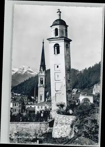 St Moritz GR St Moritz Schiefer Turm * / St Moritz /Bz. Maloja