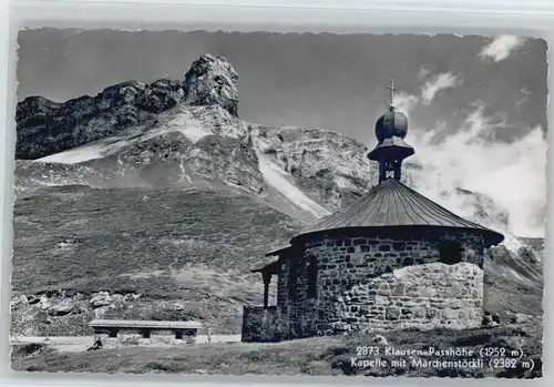 Klausen UR Klausen Passhoehe Maerchenstoeckli * / Klausen /Rg. Altdorf