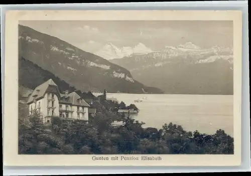 Gunten Gunten Pension Elisabeth x / Gunten /Bz. Thun