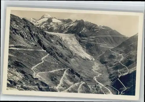 Rhonegletscher Glacier du Rhone Rhonegletscher Grimsel Furkastrasse * / Rhone /Rg. Rhone