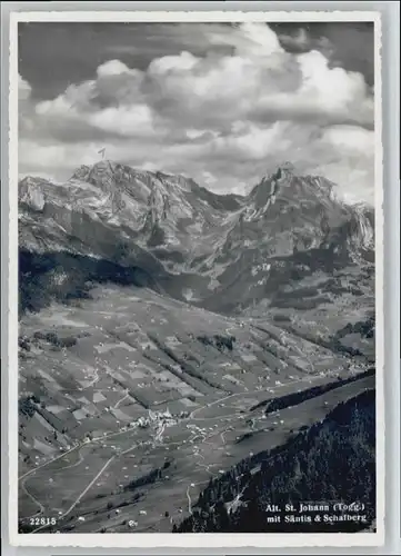 Alt St Johann Alt St Johann Saentis Schafberg * / Alt St Johann /Bz. Toggenburg