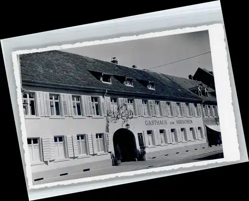 Waldkirch Breisgau Waldkirch [handschriftlich] Gasthaus zum Hirschen * / Waldkirch /Emmendingen LKR