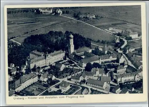 Ursberg Ursberg Fliegeraufnahme Kloster Anstalt * / Ursberg /Guenzburg LKR