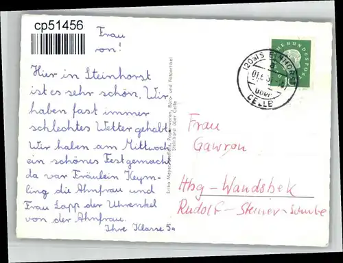 Steinhorst Niedersachsen Schullandheim Rudolf-Steiner-Schule  x / Steinhorst /Gifhorn LKR