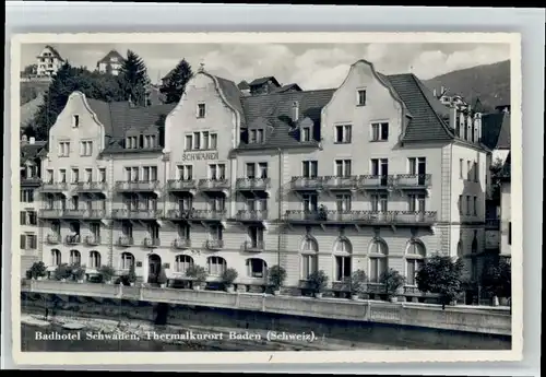 Baden AG Baden Hotel Schwanen x / Baden /Bz. Baden