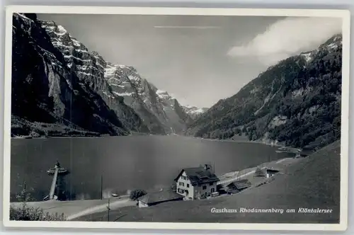 Kloental Kloental Gasthaus Rhodannenberg * / Kloental /Bz. Glarus