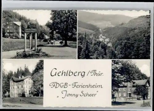 Gehlberg Gehlberg Ferienheim Jonny Scheer * / Gehlberg /Ilm-Kreis LKR