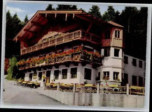 Bayrischzell Bayrischzell Gasthof zum feurigen Tatzelwurm * / Bayrischzell /Miesbach LKR