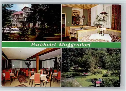 Muggendorf Fraenkische Schweiz Muggendorf Park-Hotel x / Wiesenttal /Forchheim LKR