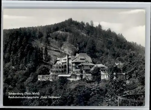 Schwarzburg Thueringer Wald Schwarzburg Erholungsheim Ernst Thaelmann x / Schwarzburg /Saalfeld-Rudolstadt LKR