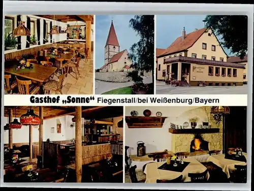 Fiegenstall Fiegenstall Gasthof zur Sonne * / Hoettingen /Weissenburg-Gunzenhausen LKR