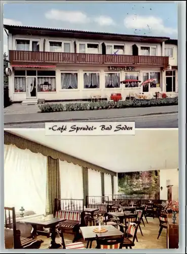 Bad Soden-Salmuenster Bad Soden-Salmuenster Cafe Sprudel x / Bad Soden-Salmuenster /Main-Kinzig-Kreis LKR