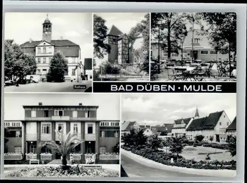 Bad Dueben Bad Dueben Rathaus Burg Dueben Platz der Jugend x / Bad Dueben /Nordsachsen LKR