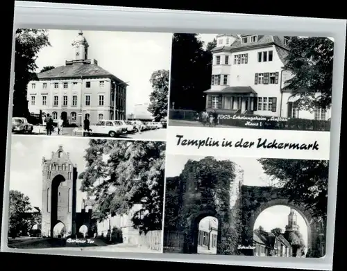 Templin Templin Erholungsheim Aufbau Berliner Tor Schultor x / Templin /Uckermark LKR
