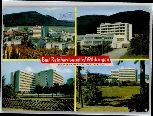 Bad Wildungen Bad Wildungen Reinhardsquelle Sanatorium Wildetal x / Bad Wildungen /Waldeck-Frankenberg LKR