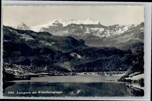 Lungern Lungern Wetterhorngruppe x / Lungern /Bz. Obwalden