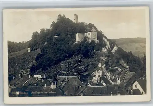 Baden AG Baden Schloss Ruine Stein x / Baden /Bz. Baden