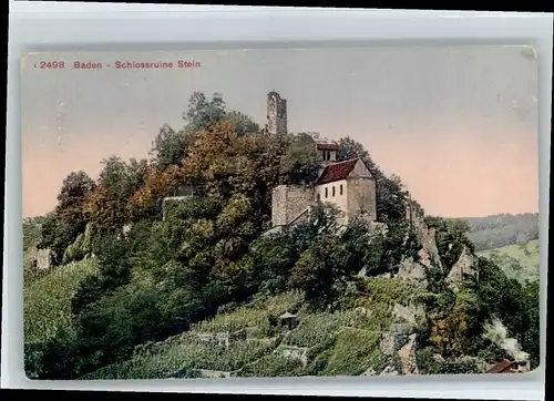 Baden AG Baden Schloss Ruine Stein * / Baden /Bz. Baden