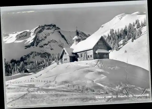 Stoos SZ Stoos Kapelle Hauserstock x / Stoos /Bz. Schwyz