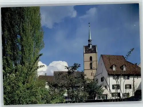 Riehen Riehen Dorf Kirche Meierhof * / Riehen /Bz. Basel Stadt