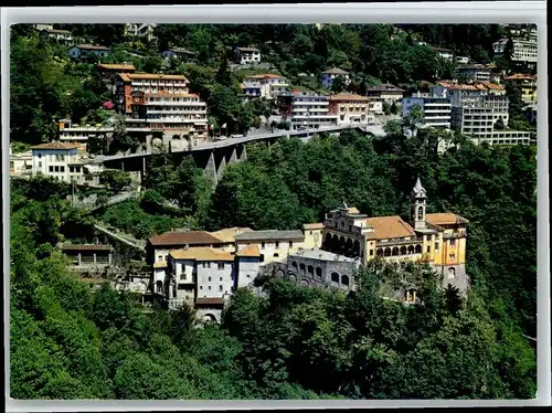 Orselina TI Orselina Madonna del Sasso Fliegeraufnahme * / Orselina /Bz. Locarno