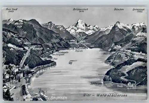 Brunnen SZ Vierwaldstaettersee * / Brunnen /Bz. Schwyz