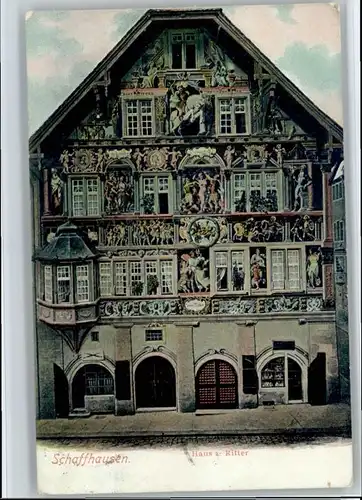 Schaffhausen SH Schaffhausen Haus zum Ritter x / Schaffhausen /Bz. Schaffhausen