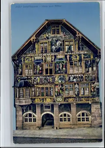 Schaffhausen SH Schaffhausen Haus zum Ritter * / Schaffhausen /Bz. Schaffhausen