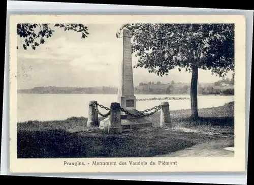 Prangins Prangins Monument des Vaudois du Piemont x / Prangins /Bz. Nyon