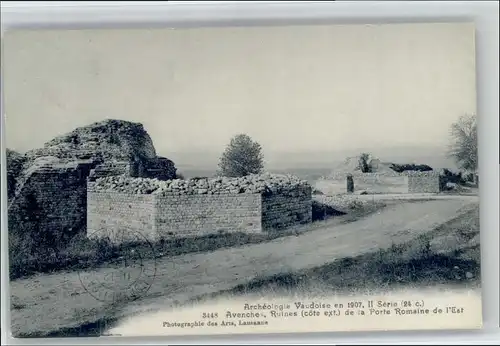 Avenches Avenches Archeologie Vaudoise x / Avenches /Bz. Avenches