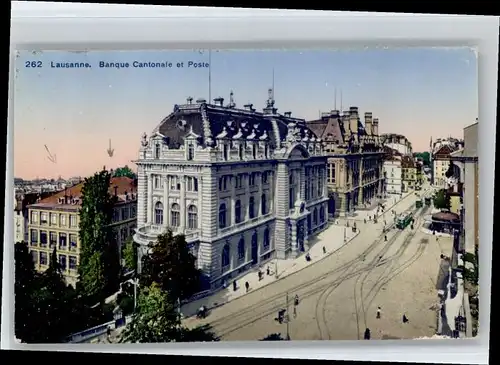 Lausanne VD Lausanne Bank Cantonale et Post x / Lausanne /Bz. Lausanne City
