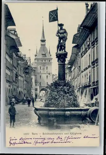 Bern BE Bern Schuetzenbrunnen Kaefigturm * / Bern /Bz. Bern City