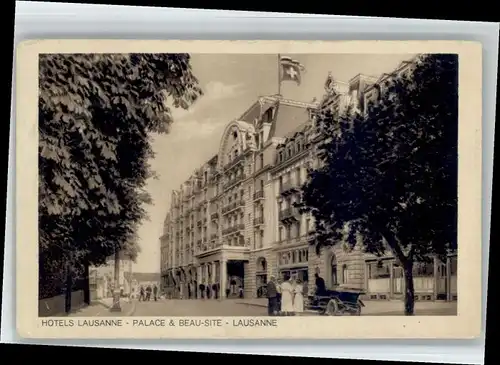 Lausanne VD Lausanne Hotel s Palace Beau Site  * / Lausanne /Bz. Lausanne City