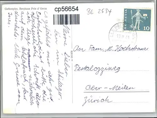 Orvin Orvin Guttempel x / Orvin /Bz. Courtelary