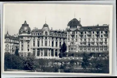 Lausanne VD Lausanne Hotel de la Paix * / Lausanne /Bz. Lausanne City