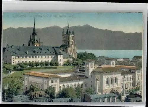 Lausanne VD Lausanne Universitaet Kathedrale x / Lausanne /Bz. Lausanne City