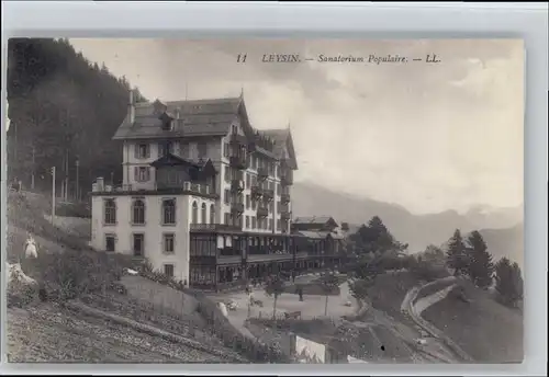 Leysin Leysin Sanatorium Populaire * / Leysin /Bz. Aigle