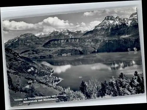 Gersau Vierwaldstaettersee Gersau Fronalp Kaiserstock Niederbauen * /  /