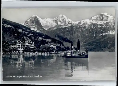 Gunten Gunten Eiger Moench Jungfrau * / Gunten /Bz. Thun