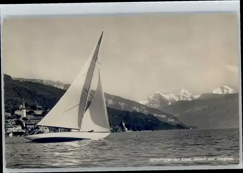 Hilterfingen Thunersee Eiger Moench Jungfrau * / Hilterfingen /Bz. Thun