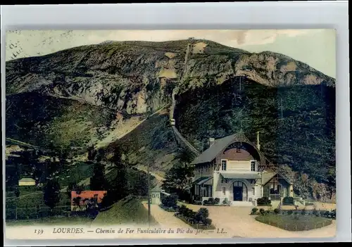 Lourdes Hautes Pyrenees Lourdes Pic du Jer Funiculaire x / Lourdes /Arrond. d Argeles-Gazost