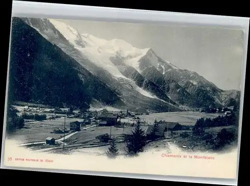 Chamonix Chamonix-Mont-Blanc Montblanc * / Chamonix-Mont-Blanc /Arrond. de Bonneville
