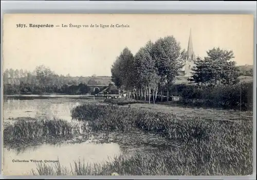 Rosporden Rosporden Etang Ligne Carhaix * / Rosporden /Arrond. de Quimper