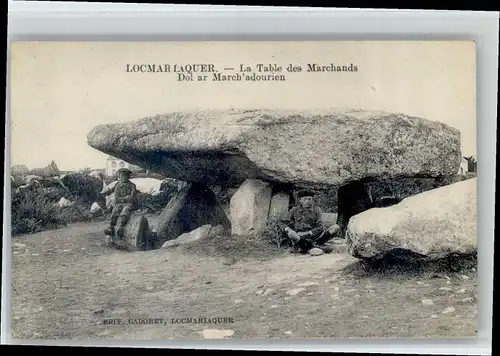 Locmariaquer Locmariaquer Table Marchands * / Locmariaquer /Arrond. de Lorient