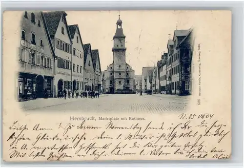 Hersbruck Hersbruck Marktplatz Rathaus x / Hersbruck /Nuernberger Land LKR