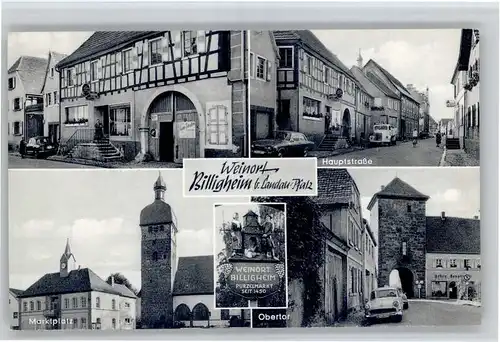 Billigheim-Ingenheim Billigheim-Ingenheim Hauptstrasse Marktplatz Obertor * / Billigheim-Ingenheim /Suedliche Weinstrasse LKR