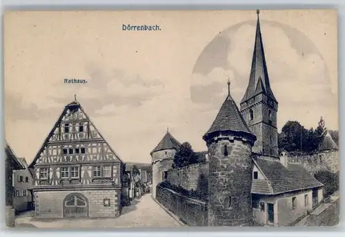 Doerrenbach Doerrenbach Rathaus * / Bad Bergzabern /Suedliche Weinstrasse LKR