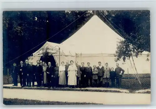 Ostfildern Missionszelt in Scharnhausen ca. 1930 bei Esslingen / Ostfildern /Esslingen LKR